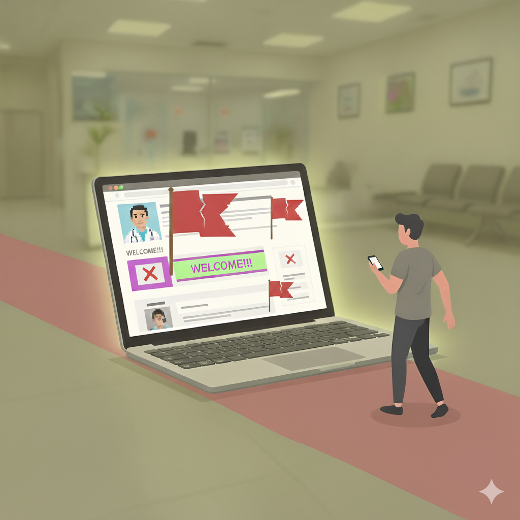 The Red Flags Driving Patients Away From Your Website